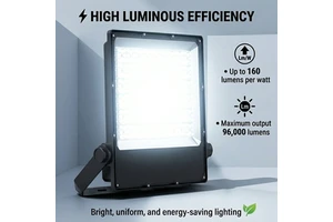 Huadian 50W-500W LED Flood Light IP66 Outdoor Sports Stadiums & Gardens 60/90 Beam Angle 5-Year Warranty