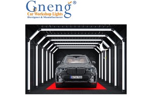 Modern Led Car Workshop Lamp 6500K Aluminium Garage Car Detailing Inspection Tunnel Light