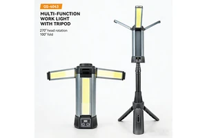 3-Panel Foldable LED Work Light With Tripod High Power Waterproof Magnetic Rechargeable Camping Lantern For Workshop Auto Repair