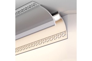 LED Profile Light for Living Room Suspended Linear Lamp Reflective Wall Washing Feature for Corridor Study Main Light Return