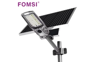 FOMSI Outdoor LED 200W-600W Solar Street Light Waterproof IP65 with Remote Radar Battery Display Control Garden Road Lighting