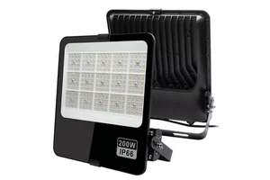 IP66 Waterproof SMD LED Floodlight 200W with 30 90 120 Multiple Beam Angles for Warehouse Use 3-Year Warranty