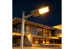 200W Aluminum Alloy Gray IP67 High Lumen AC Led Street Lamp With Motion Sensor 5-Year Warranty ROHS SAA Garden Road