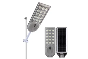 Integrated Solar Street Light Human Motion Sensor 500W 1000W 1500W Outdoor Security Lamp Garden Rural Yard Lighting