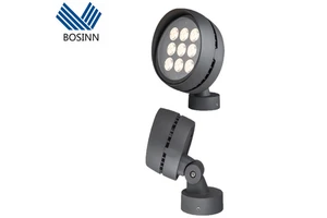 Seated Flood Light with Narrow Beam Angle Projector Light Pedestal Available with Optional Swivel Top Spotlight