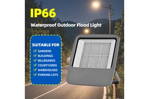 2-Year Warranty 100W 300W LED Flood Light Outdoor Waterproof Die-Cast Aluminum for Building Facade Billboard