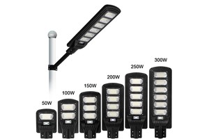 Solar Street Lamp High Lumen Induction Motion Sensor Waterproof Integrated Outdoor Luminaria Road Led Garden Solar Street Lights