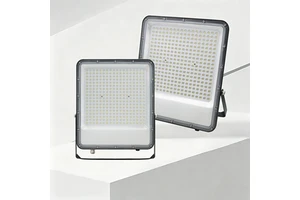OUTLUX E038 LED 300W Flood Lights IP65 Waterproof Outdoor Warehouse 90 Beam Angle Aluminum Lightweight 3-Year Floodlights