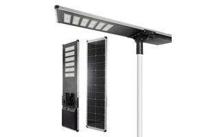 High Quality 40 60 80 100 Watt LED Solar Street Lamp Aluminum Body for Outdoor Road Application Battery Powered