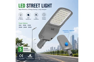 Energy Saving LED Street Lamp 100W 150W 200W 300W Outdoor IP66 LED Road Lighting with 5 Year Warranty