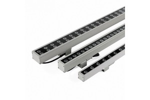 Outdoor IP66 Rated Led Linear Lighting Building Facade Linkable Strip Wall Light Aluminum Pendant Up-down 3000K Warm White
