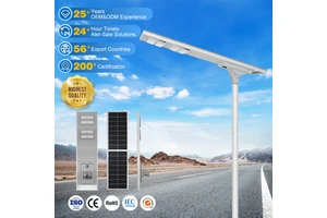 NanDe Engineering Quality Anti-Corrosion Ip65 Waterproof Street Lamp Solar 80watt Street Light Led Solar