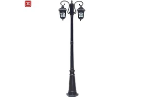 Outdoor European Garden Lamp IP65 Aluminum Body Waterproof for Pathway Villa Community Courtyard Retro Style Decor Light