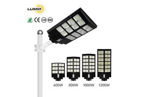 Fine Quality Energy Saving Outdoor Waterproof 600W 800W 1000W 1200W Solar Cell Energy Integrated ABS All in One Led Street Lamp