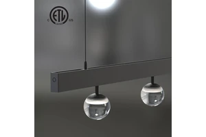 ETL 6W Slim COB LED Aluminum Track Light with High CRI 90 Dimmable Magnetic Floodlight Recessed Pre-Buried Surface Mount