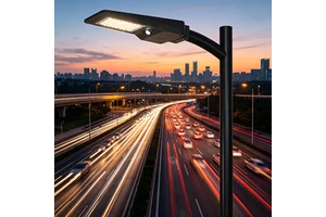 LED Solar Street Light 3000K/4000K/6000K All-in-One IP65 Waterproof PIR Motion Sensor CE Certified Outdoor Lighting for Roadway