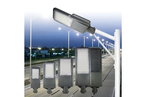 Custom 50W 100W 150W 200W 300W Road Street Lamp Outdoor Waterproof Ip66 Die Casting Housing Led Ac Street Light