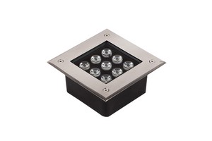 Square Recessed IP65 Aluminum LED Glass Underground Light 2-Year Warranty Outdoor Step Lawn Corner Tile Garden Patio Pathway