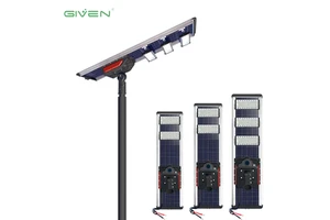 Factory Direct LED Solar Road Street Lamp with Hybrid AC Backup Extreme Weather Resistant