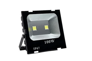 IP66 Waterproof Outdoor LED Flood Light 100W High Lumen Projection Lamp for Stadium & Park