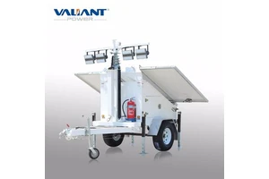 Outdoor Solar Lighting Tower For Mining