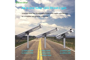 Smart City Intelligent Outdoor Lamp Integrated All in One Led 60W 80W 120W Solar Street Light With New Patent Design