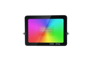 Smart WIFI+ RGBCW APP Floodlight Waterproof IP66 Outdoor Courtyard Atmosphere LED Color Changing Stage Lights