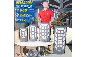 Hot Selling ABS Outdoor Highway Ip66 Waterproof Streetlight 300w 500w 1000w 2000w Integrated All In One Led Solar Street Light