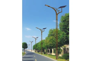 Durable 8m Galvanized Cast Iron Street Light Pole for Outdoor Lighting