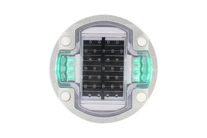 Outdoor IP68 Waterproof Multi-Color Epistar LED Solar Recessed Deck Light Aluminum Alloy Stainless Steel Ground Buried Pavement
