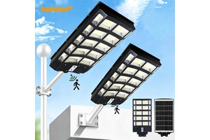 Hofoled 4000W 3000W 2000W 1000W Outdoor Solar Lamp IP65 Waterproof Solar Lights Motion Sensor Remote Control Solar Street Light