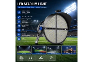 Sport Football Stadium Light Outdoor IP66 Waterproof 150lm/w 400W High Mast LED Flood Light