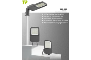 High Efficiency Grey & Black Color Die Cast Aluminum Road LED Street Light 5 Years Warranty IP66 200W Led Street Lights