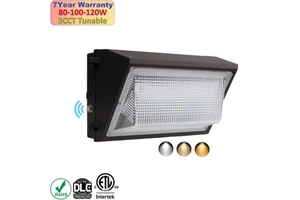 7years Warranty 45W 60w 80w 100w 120w 150w Outdoor LED Wall Pack Light Fixture Walkway Lights Semi Cutoff LED Wall Lamps ETL DLC
