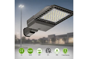 High Quality Outdoor Lighting 100w 150w 200w 300w Photocell Sensor Street Lamp Friendly-install Shoebox Light
