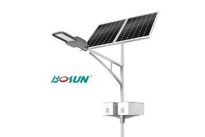BOSUN Split Solar LED Street Light - High-Power 80W 100W High Quality Aluminum IP65 Waterproof For Outdoor Highway Usage