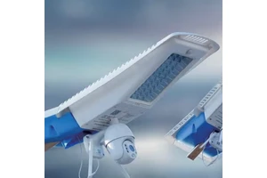 Solar IP65 Waterproof Road Outdoor LED Lighting Broadcast Multifunctional Street Lamp