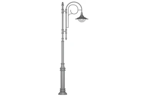 Custom Color 50W IP65 Pole Mounted LED Street Light High Lumen Outdoor Lighting for Road & Pathways in Urban Areas