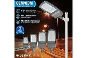OEM ODM Factory Price IP66 Waterproof 50W-200W Outdoor Aluminum LED Street Light With SMD Chip For Main Road & Parking Lot