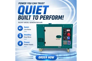 Backup Power Silent 5KW 6KW 8KW 10KW 12KW 15KW 20KW 25KW 30KW 40KW 50KW 7KVA 8KVA 10KVA 12KVA 15KVA 20KVA Solar Diesel Generator