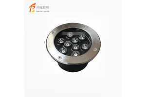 9W IP67 Stainless Steel Aluminum LED Outdoor Ground Garden Floor Underground Buried Lamp for Park Use