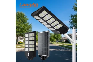 New Design High Power Integrated IP65 Road Outdoor Waterproof 180 240 300 Watt All in One Led Solar Street Lamp
