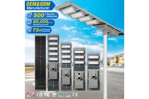 Ip66 Energy Saving Outdoor Waterproof Intergrated 400w 500w 600w 700w All in One Solar Led Street Light