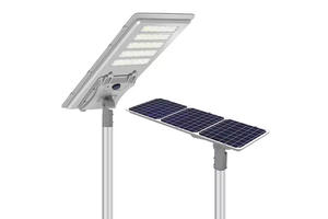 High Lumens All in One Integrated Solar Street Light With IP65 Waterproof 300W 400W 500W Aluminum Outdoor LED Street Lamp