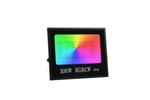 30W Intelligent RGBW LED Flood Light High Brightness IP66 Outdoor Aluminum Shell 120 Beam Angle Multi-Color Smart Lighting