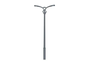 City Street Lighting Outdoor Use 6m 8m LED Single-Arm Double-Arm Street Lamps Customized Fixtures Rural High-Pole
