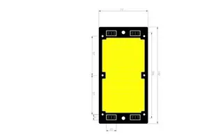 Outdoor Lighting Street Lamp Stadium Floodlight Panel C7266A2525-35W High-Power High-Brightness COB Light Source 12V Aluminum