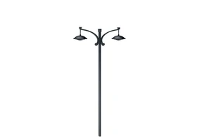 Outdoor Solar & Battery-Powered LED Street Lamp 50W-300W Range IP65 Rating Aluminum Alloy Construction for Road Lighting