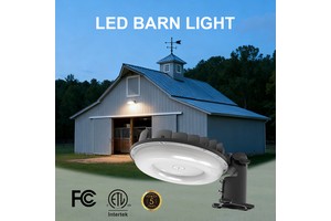 High Bright Dusk Dawn Motion Sensor Photocell IP65 Aluminum SMD LED Outdoor Barn Light ETL Certified 5-Year Warranty Warehouse