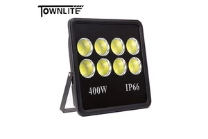 IP65 Waterproof 400W AC Powered Aluminum LED Outdoor Flood Light-40000lm Super Bright for Sports Stadiums & Gardens